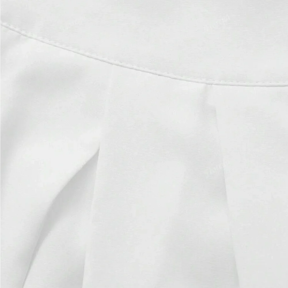 Elegant White Wide-Leg Pants XS - Picture 3 of 15